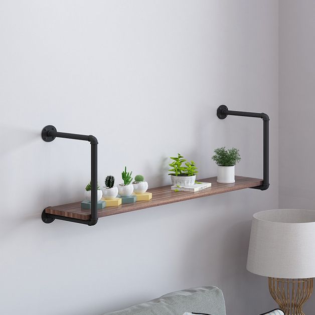 Wall Mounted Bookshelf Industrial Style Solid Wood Bookcase for Home Office Clearhalo 'Bookcases' 'furn' 'furn_bookcases' 'Furniture' 'furniture_bookcases' 'kitchen' 'kitchen_bookcases' 'Living Room Furniture' 'Office Furniture' 1200x1200_83076cb4-aafa-464a-bd33-90844457bb5b