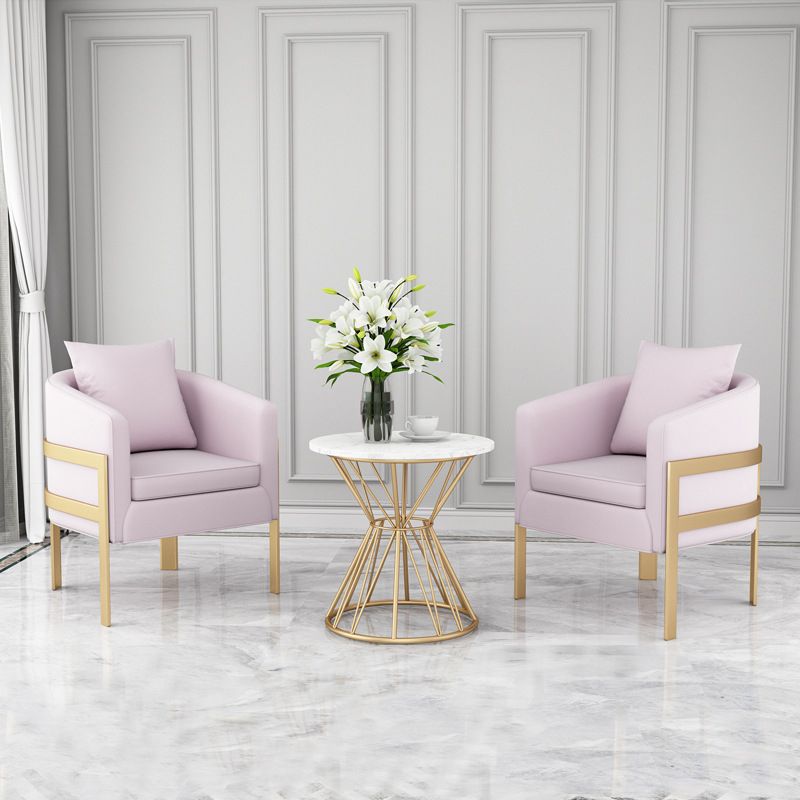 リビングルーム28.35 "のタイトな背中のあるベルベット傾斜腕ソファ