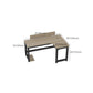 Bureau de bureau industriel Fabriqué en bois en L 29,25 pouces H bureau d'écriture