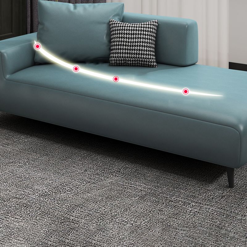 Scandinavian Linen Blend Accent Chair with One Arms Reclining Oversized Lounge Chair Clearhalo 'Chairs & Seating' 'Chaise Lounge' 'chaise_lounge' 'furn' 'furn_chaise_lounge' 'Furniture' 'Living Room Furniture' 1200x1200_830bd424-e885-4f90-b944-42f0c7b80432