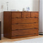 Traditional Storage Chest Dresser Wooden Storage Chest with Drawers