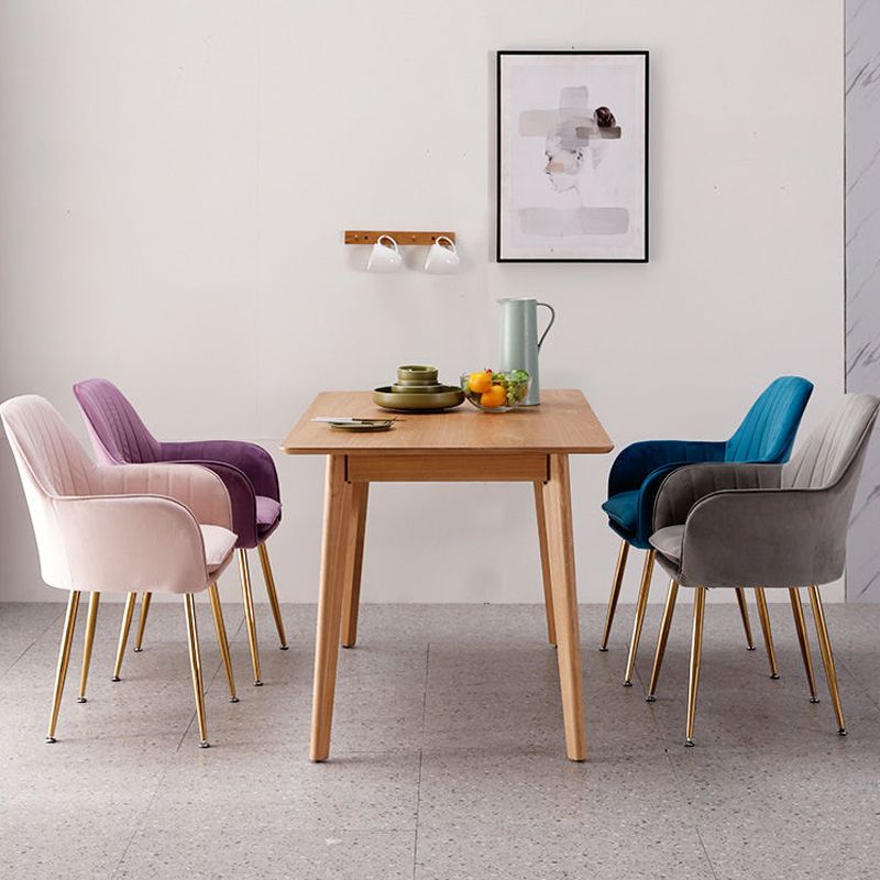 Modern Style Cloth Overturning Armrest Fixed Backrest Metal Arm Chair Clearhalo 'Accent Chairs' 'accent_chairs' 'Chairs & Seating' 'furn' 'furn_accent_chairs' 'Furniture' 'Living Room Furniture' 1200x1200_830dbb42-a134-4568-9cdf-a03ac24b58be