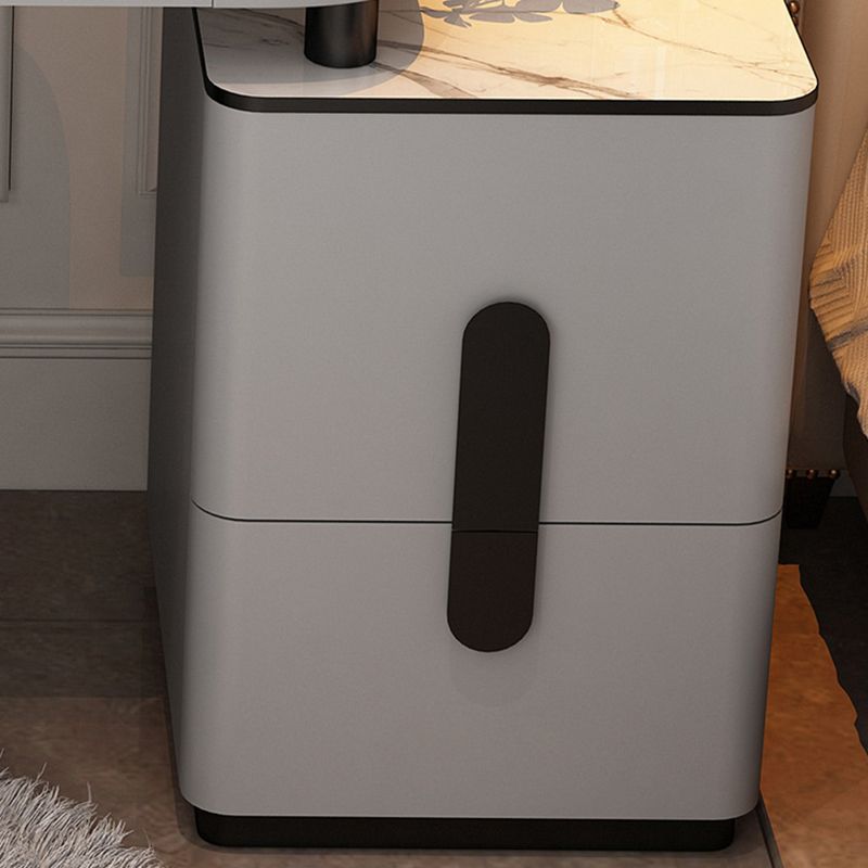 Tavolo da toeletta da vanità in vetro 15,74 "tavoli da vanità larghi con 5 cassetti