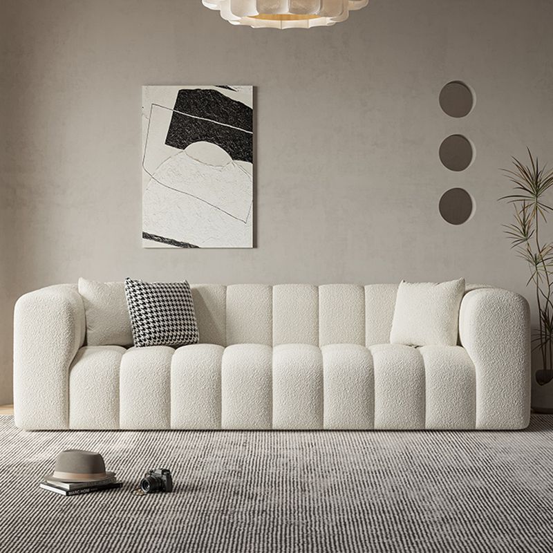 Canapé carré canapé à gratter les sièges de salon résistant aux rayures avec oreillers