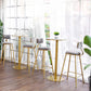 Glam Pub Height Dining Table Stone and White Bar Table for Living Room Clearhalo 'Bar Furniture' 'Bar Tables' 'bar_tables' 'furn' 'furn_bar_tables' 'Furniture' 'Kitchen & Dining Furniture' 1200x1200_83149668-007d-4995-abdf-5949ec205135