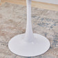 Round Dining Table Contemporary Dining Table with Tulip Base