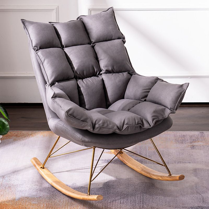 Chaise à bascule de canapé paresseux simple chaise à bascule intérieure pour chambre à coucher
