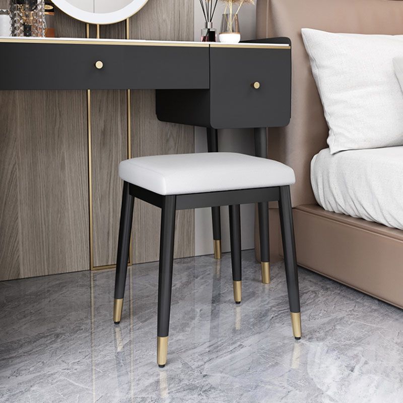 Leather Standard Stool Modern Style Simple Household Rectangular Stool Clearhalo 'furn' 'furn_ottomans_poufs' 'Furniture' 'Living Room Furniture' 'Ottomans & Poufs' 'ottomans_poufs' 1200x1200_8317e44e-da21-4460-bef6-2598e2939eea