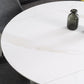 Modern Extendable Stone Dining Table Steel Base Dinner Table for Home Clearhalo 'Dining Tables & Seating' 'Dining Tables' 'dining_table' 'furn' 'furn_dining_table' 'Furniture' 'Kitchen & Dining Furniture' 1200x1200_831b4ab8-ec34-4a29-a95a-a82e05423297