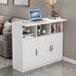 Contemporary Style Rectangle Wood Bar Height Pub Table for Kitchen