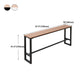 Modern Trestle Counter-height Pub Table Outdoor Rectangle Event and Cocktail Table Clearhalo 'Bar Furniture' 'Bar Tables' 'bar_tables' 'furn' 'furn_bar_tables' 'Furniture' 'furniture_bar_tables' 'Kitchen & Dining Furniture' 1200x1200_831e0d54-11ed-487b-8489-a05f1aab25f4