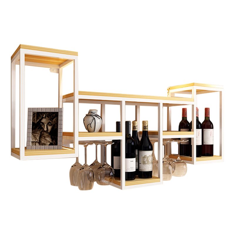 Wall Mounted Wine Holder Manufactured Wood Wine Holder Rack-41.7" X 7.87" X 23.6" Clearhalo 'furn' 'furn_wine_racks' 'Furniture' 'Kitchen & Dining Furniture' 'Wine Racks' 'wine_racks' 1200x1200_831e56b0-ce62-49e3-adaf-9228b8b3b567