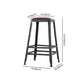 Industrial Brown Leather Bar Stools Square Stool with Metal Base Clearhalo 'Bar Furniture' 'Bar Stools' 'bar_stools' 'furniture_bar_stools' 'Kitchen & Dining Furniture' 'kitchen&dining_furn' 'kitchen' 'kitchen_furn' Furniture' 1200x1200_83246f64-91f3-494d-9da2-3df9414df8cd