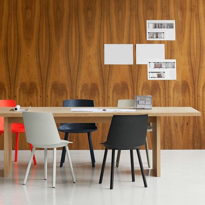 Solid Wood Brown Dining Table Simplicity Double Pedestal Table for Dining Room Clearhalo ' dining_table' 'Dining Tables & Seating' 'Dining Tables' 'furn' 'furn_dining_table' 'Furniture' 'furniture_dining_table' 'Kitchen & Dining Furniture' 'kitchen&dining_furn' 'kitchen' 'kitchen_dining_table' 1200x1200_83249ab5-8d5e-4189-bace-75964f642e35