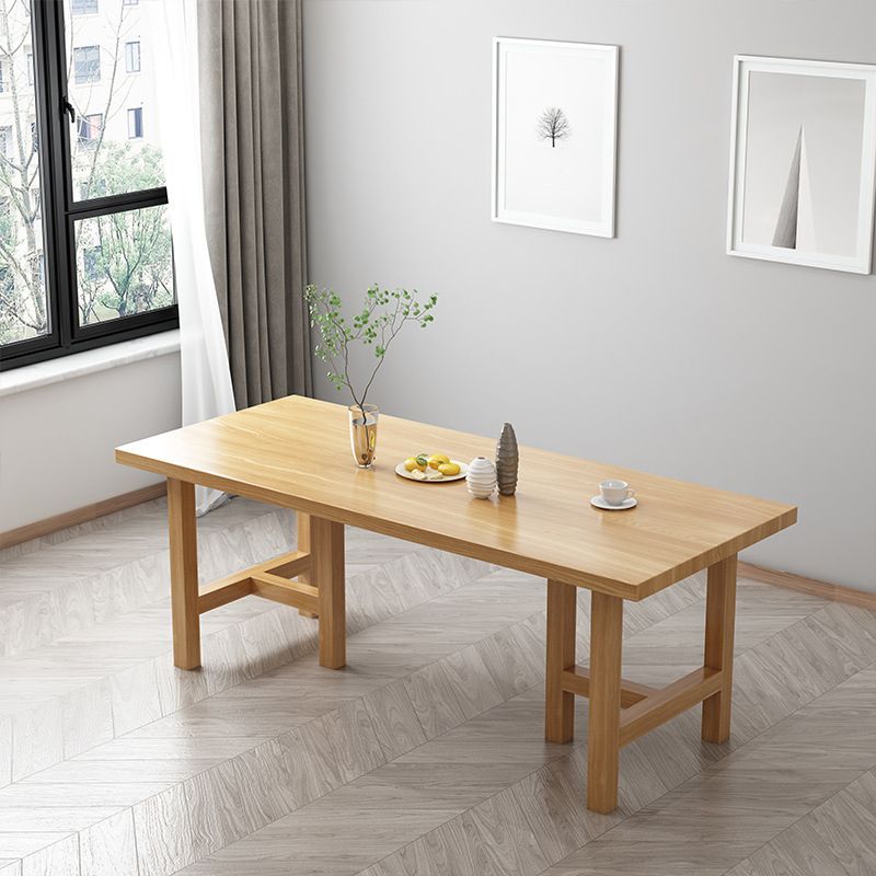 Moderno 1/7 pezzi set da pranzo tavolo da pranzo rettangolo in legno in legno per sala da pranzo