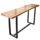 Brown Modern Style Specialty Bar Table Solid Wood and Iron Coffee Shop Bar Table Clearhalo 'Bar Furniture' 'Bar Tables' 'bar_tables' 'furn' 'furn_bar_tables' 'Furniture' 'furniture_bar_tables' 'Kitchen & Dining Furniture' 1200x1200_83307bf4-c312-4c80-8bb5-766891f98393