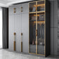 Contemporary Style Wood Wardrobe Soft Close Drawer Wardrobe Closet