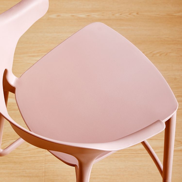 Scandinavia Style Bar-stool Plastic Legs Square Seat Barstool with Low Back for Kitchen Clearhalo 'Bar Furniture' 'Bar Stools' 'bar_stools' 'furn' 'furn_bar_stools' 'furniture_bar_stools' 'Kitchen & Dining Furniture' 'kitchen&dining_furn' 'kitchen' 'kitchen_furn' Furniture' 1200x1200_83335cc6-98f4-47df-bc56-44a46c46b24e