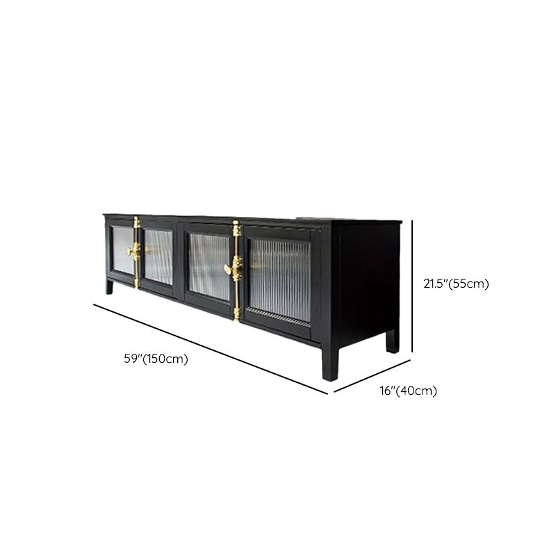 Modern Metal TV Media Stand Enclosed Storage TV Console for Living Room Clearhalo 'furn' 'furn_tv_stands_entertainment_centers' 'Furniture' 'Living Room Furniture' 'TV Stands & Entertainment Centers' 'TV Stands & Media Storage Furniture' 'tv_stands_entertainment_centers' 1200x1200_833434bc-5c19-469d-a086-5ccbad30eac2