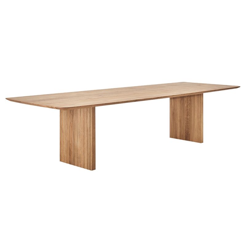 Rectangle Modern Dining Table White Fixed Table with Pinewood Solid Wood Clearhalo ' dining_table' 'Dining Tables & Seating' 'Dining Tables' 'furn' 'furn_dining_table' 'Furniture' 'furniture_dining_table' 'Kitchen & Dining Furniture' 'kitchen&dining_furn' 'kitchen' 'kitchen_dining_table' 1200x1200_83345a0a-d1f2-41ed-8959-7ee71365cf53