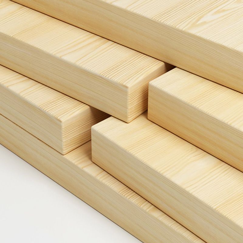 Hangage à vêtements contemporain Rack en bois massif avec crochets de manteau