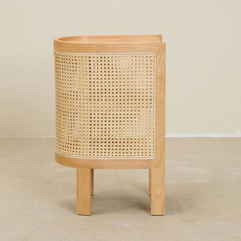 Open opslag eigentijds accenttafel nachtkastje antiek afwerking nachtkastje met planken met planken