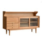 Cajones de buffet y puertas modernas de madera de cherry