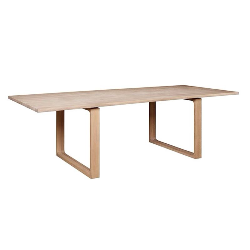 Solid Wood Contemporary Rectangular Table Wood Top Dining Table with Sled Base Clearhalo ' dining_table' 'Dining Tables & Seating' 'Dining Tables' 'furn' 'furn_dining_table' 'Furniture' 'furniture_dining_table' 'Kitchen & Dining Furniture' 'kitchen&dining_furn' 'kitchen' 'kitchen_dining_table' 1200x1200_833757ce-3bd5-4bb2-9d6e-aefb2a2fb160