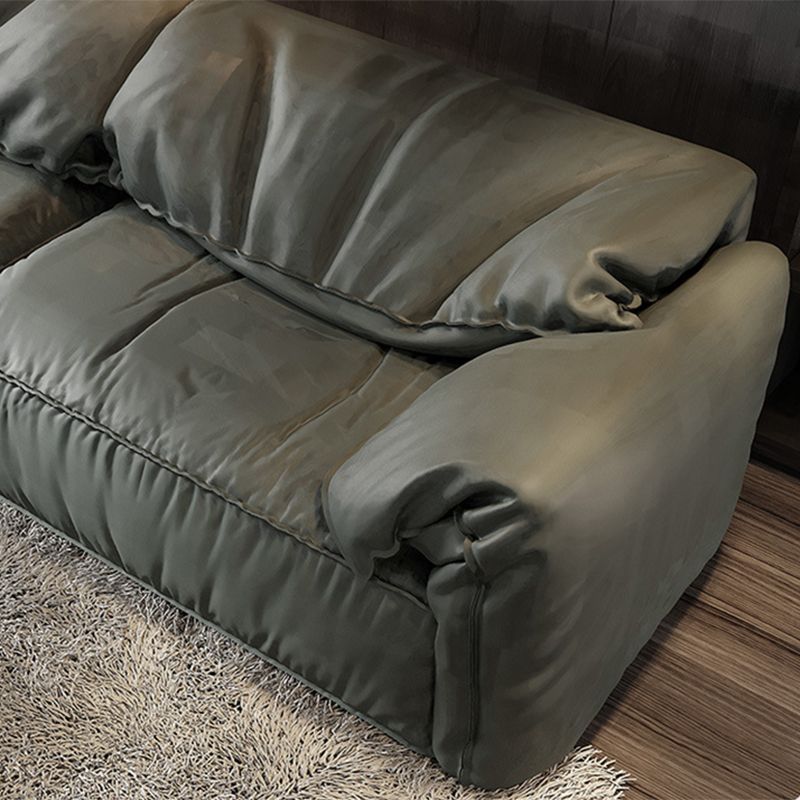 Modern Faux Leather Living Room Pillow Top Arm Sewn Pillow Back Seating Clearhalo 'furn' 'furn_sofas' 'Furniture' 'Living Room Furniture' 'Sofa' 'sofas' 1200x1200_8337f8a3-fcb4-440e-b91d-322476b10a56