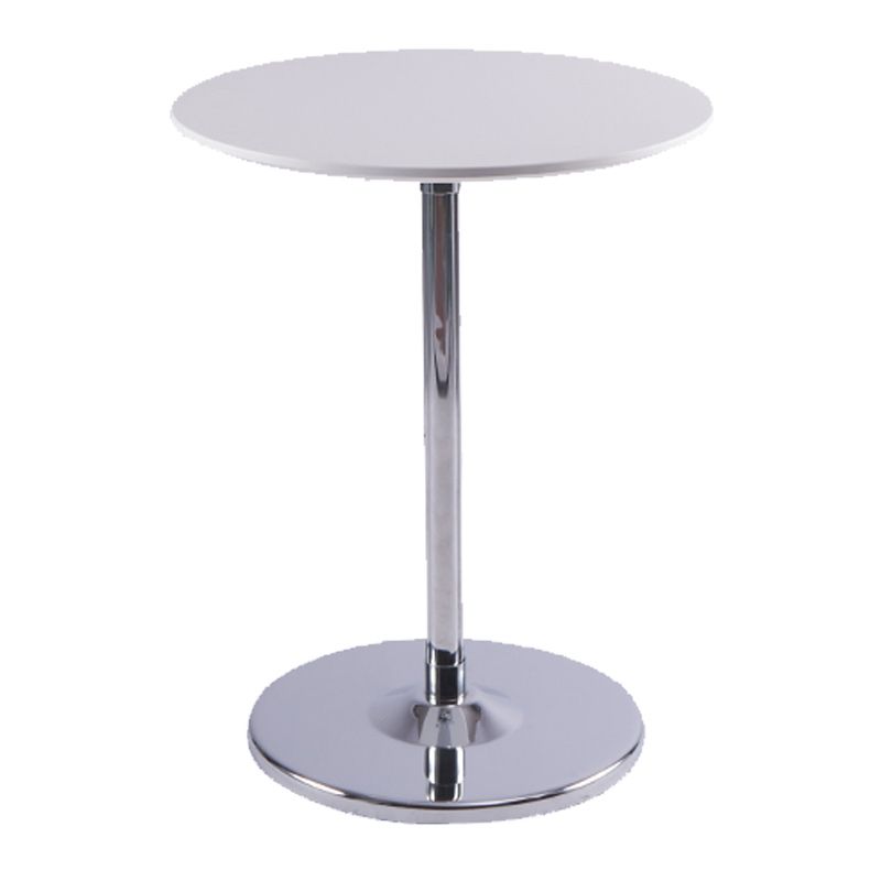 Tavolo da goccia di piedistallo contemporaneo tavolo laterale rotondo per soggiorno