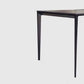 Table à manger en pierre moderne médiévale, 4 pieds noirs, pour salle à manger
