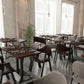 Industrial Wooden Dinner Room Kitchen Table Brown Table with Black Frame for Dining Room Clearhalo ' dining_table' 'Dining Tables & Seating' 'Dining Tables' 'furn' 'furn_dining_table' 'Furniture' 'furniture_dining_table' 'Kitchen & Dining Furniture' 'kitchen&dining_furn' 'kitchen' 'kitchen_dining_table' 1200x1200_834096fd-ad83-4b80-a66c-5dba07ec7241