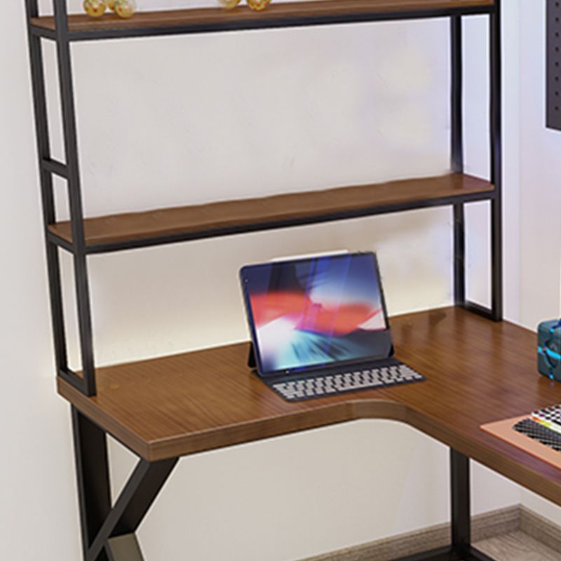 Modern Solid Wood Writing Desk 29.53" Tall Sled Base Corner Office Desk Clearhalo 'furn' 'furn_office_desk' 'Furniture' 'Office Desks' 'Office Furniture' 'office_desk' 1200x1200_83429b69-de3c-4cac-a50f-842bb665e55b