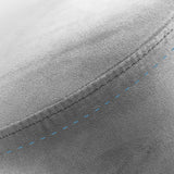 Moderne smokingbank met gouden basis en strakke rug voor woonkamer