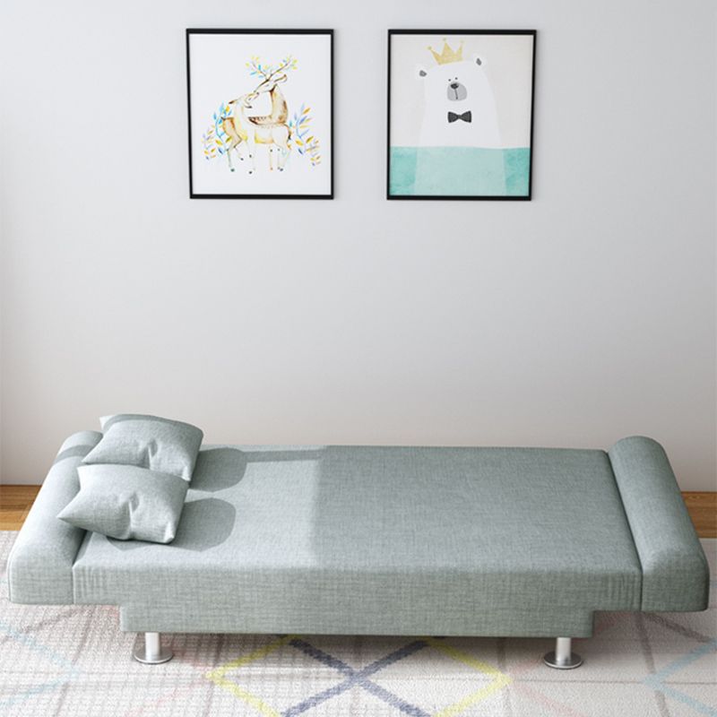 Modern Cotton Blend Sofa 23"W Back Armless Sofa for Living Room Clearhalo 'furn' 'furn_sofas' 'Furniture' 'furniture_sofas' 'kitchen' 'kitchen_sofas' 'Living Room Furniture' 'Sofa' 'sofas' 1200x1200_83444cde-6716-4632-aba1-ecbc5a48657b