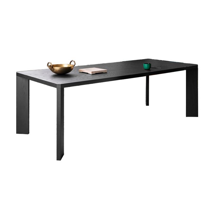 Rectangle Shape Casual Dining Table Two Color Fixed Table with Solid Wood Clearhalo ' dining_table' 'Dining Tables & Seating' 'Dining Tables' 'furn' 'furn_dining_table' 'Furniture' 'furniture_dining_table' 'Kitchen & Dining Furniture' 'kitchen&dining_furn' 'kitchen' 'kitchen_dining_table' 1200x1200_8345b180-b650-4b54-a86f-2f125f247348