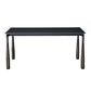 Modern Black Rectangle Dining Table Set 1/4/5/7 Pieces Dinette Set with Sintered Stone Top