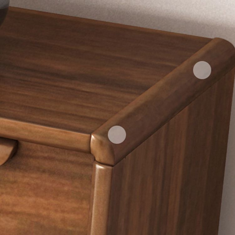 Midden-eeuwse moderne accentkist met rubberwood benen rechthoekige kist