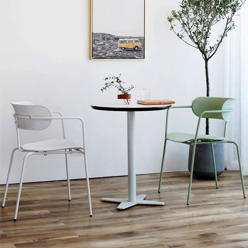 Modern Style Arm Chair Plastic Indoor Dining Chair for Living Room Clearhalo 'Dining Chairs' 'Dining Tables & Seating' 'dining_chair' 'furn' 'furn_dining_chair' 'Furniture' 'Kitchen & Dining Furniture' 1200x1200_834b2d54-1684-4788-ac4f-0edf05c35656