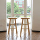 Massivholz Barhocker moderner Rückenless Counterhocker für Bristol