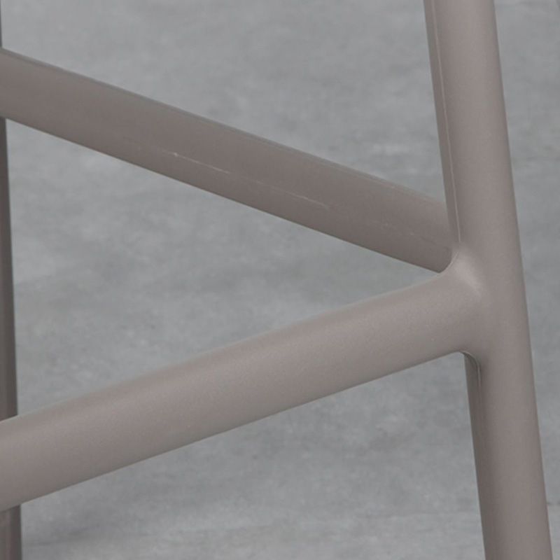 Scandinavia Style Bar-stool Square Seat PP Legs for Kitchen Bar Clearhalo 'Bar Furniture' 'Bar Stools' 'bar_stools' 'furn' 'furn_bar_stools' 'furniture_bar_stools' 'Kitchen & Dining Furniture' 'kitchen&dining_furn' 'kitchen' 'kitchen_furn' Furniture' 1200x1200_834c2220-dad9-438a-9e8f-8180c08d84bb