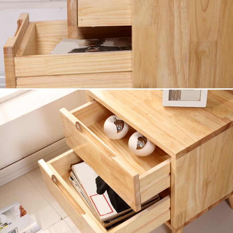 Modern Bedside Cabinet Solid Wood Bed Nightstand for Bedroom Clearhalo 'Bedroom Furniture' 'furn' 'furn_night_stand' 'Furniture' 'night_stand' 'Nightstands' 1200x1200_834f67dc-7507-4a36-b81e-e42a721a6e6f