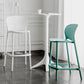 Contemporary Style Stackable Bar-stool Plastic Counter Bar Stool for Home Clearhalo 'Bar Furniture' 'Bar Stools' 'bar_stools' 'furn' 'furn_bar_stools' 'Furniture' 'furniture_bar_stools' 'Kitchen & Dining Furniture' 1200x1200_835032ab-4e85-4a2b-9a7a-a64e01e1573a