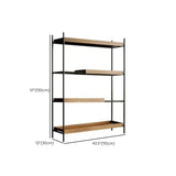 Contemporary Wooden Bookshelf Open Back Etagere Bookcase with Shelves Clearhalo 'Bookcases' 'furn' 'furn_bookcases' 'Furniture' 'Office Furniture' 1200x1200_835036ef-3600-473f-b669-f15a3c015498