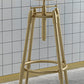 Industrial Armless Liftable Counter Stool Iron Cafe Bar Stool with Pedal