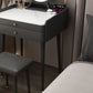 Table de vanité en pierre avec 2 tiroirs de rangement 17,32 "de large table de maquillage de large