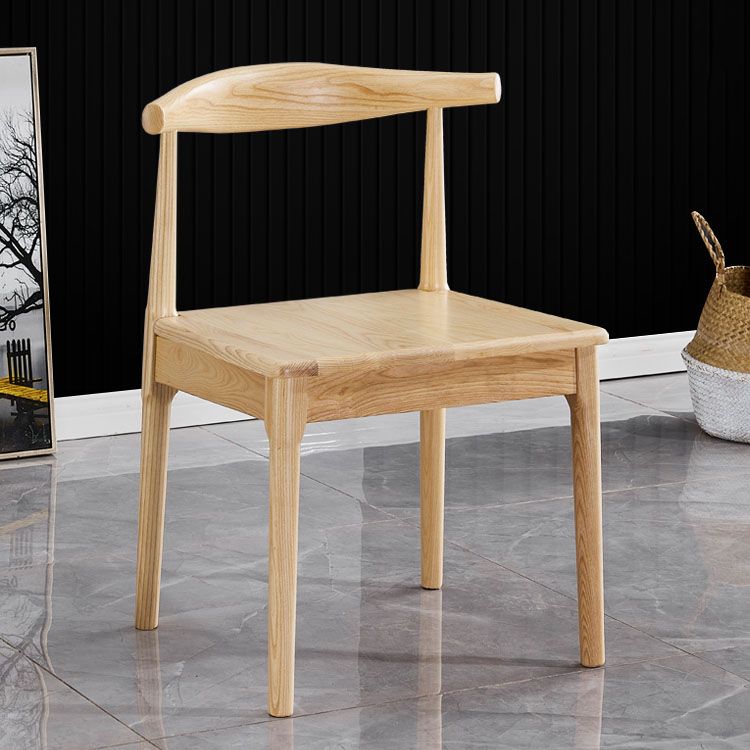 Modern Wood Dining Armless Chair Ladder Back Dining Chair for Kitchen Clearhalo ' kitchen&dining_furn' 'Dining Chairs' 'Dining Tables & Seating' 'dining_chair' 'furn' 'furn_dining_chair' 'Furniture' 'furniture_dining_chair' 'Kitchen & Dining Furniture' 'kitchen' 1200x1200_8355e15e-2963-43fa-9505-c7693de40c6b