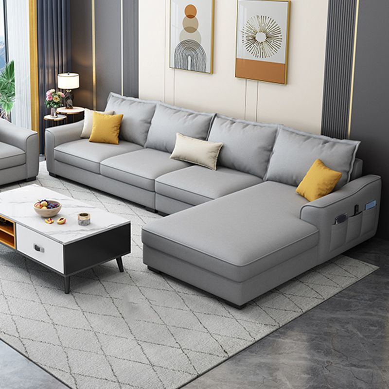 35.4 "H Faux Cuero Sofá y chaise para sala de estar