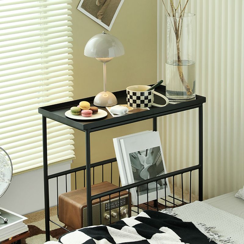 Gabinete de cama de almacenamiento abierto Mesa nocturna contemporánea para dormitorio