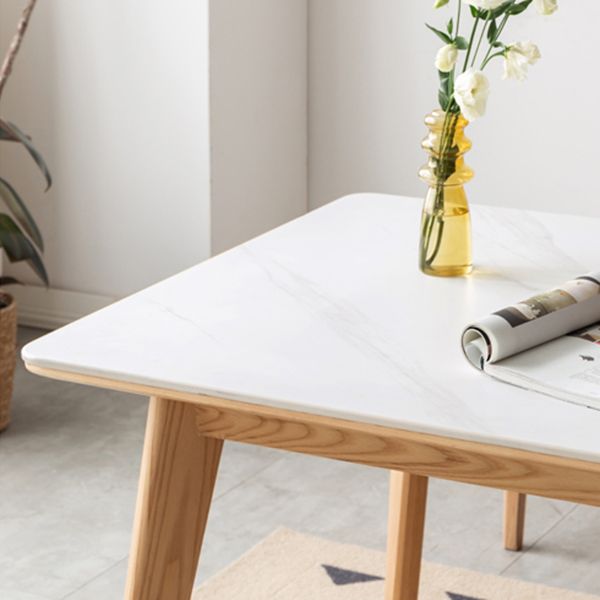 Moderne rechthoekige stenen eettafel Ash poten voor eetkamer